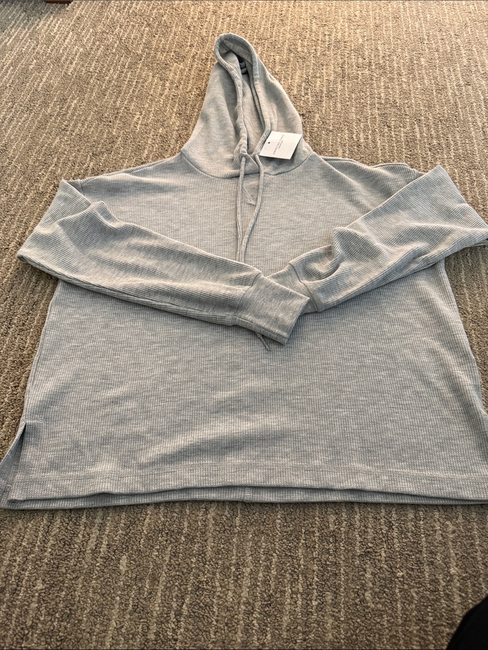 American Eagle thermal hooded sweatshirt